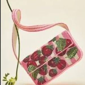 Mauve Pink Strawberry Mini Bag